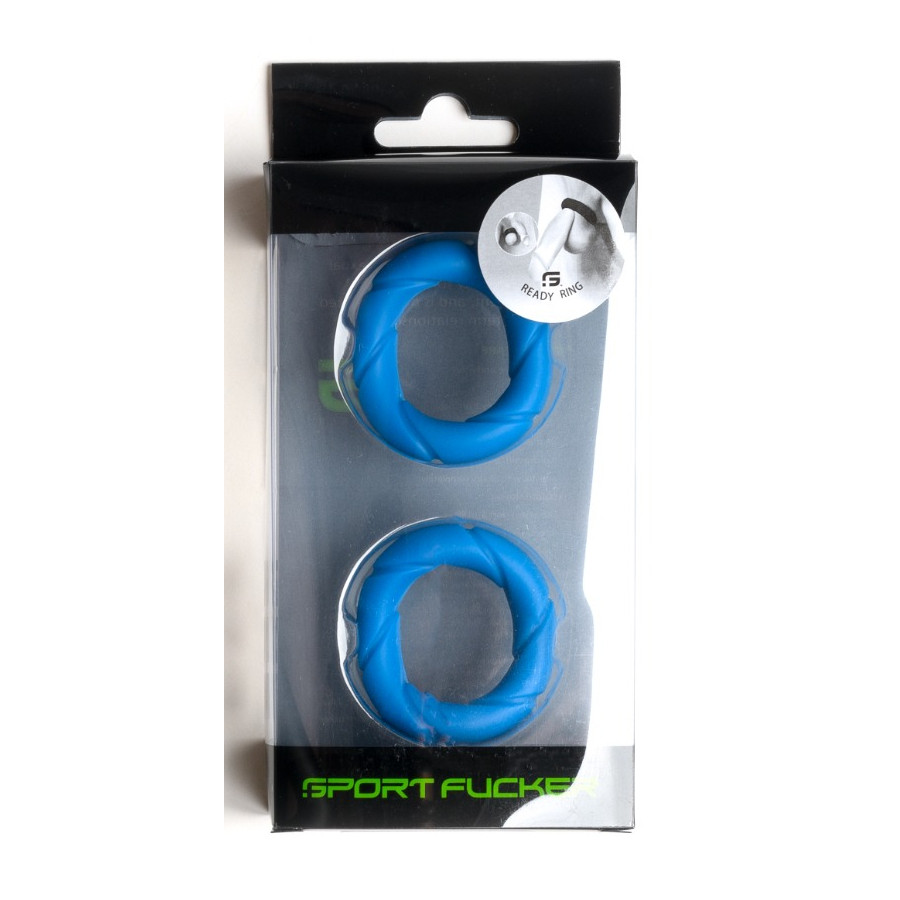 Lot de 2 Cockrings Ready Rings Bleus