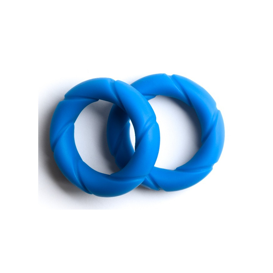 Lot de 2 Cockrings Ready Rings Bleus