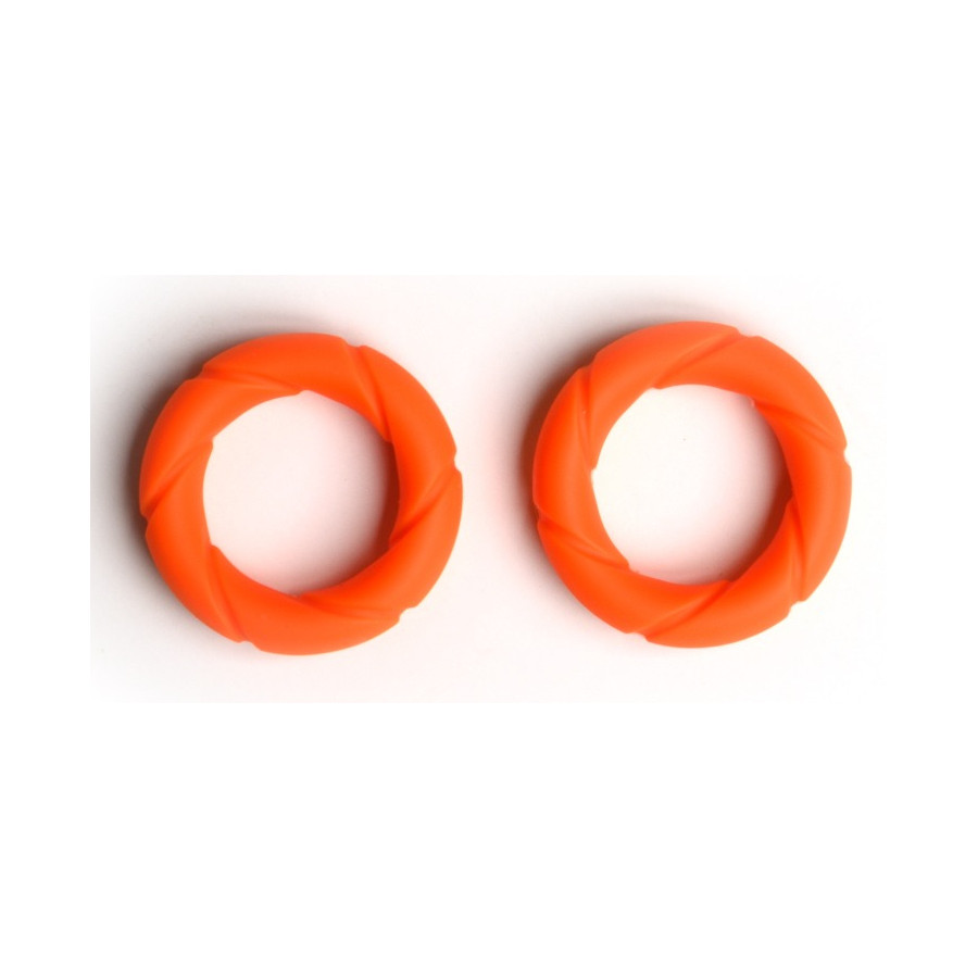 Lot de 2 Cockrings Ready Rings Orange Lot de 2 Cockrings Ready Rings Orange