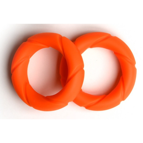 Lot de 2 Cockrings Ready Rings Orange