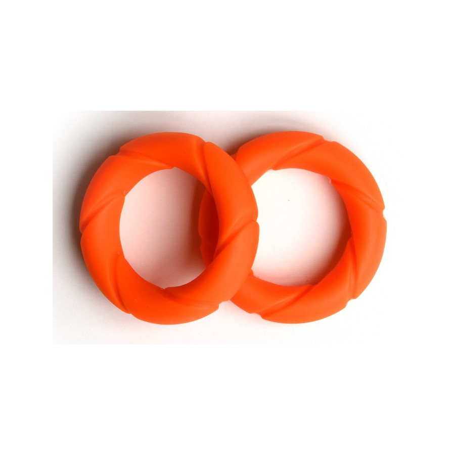 Lot de 2 Cockrings Ready Rings Orange