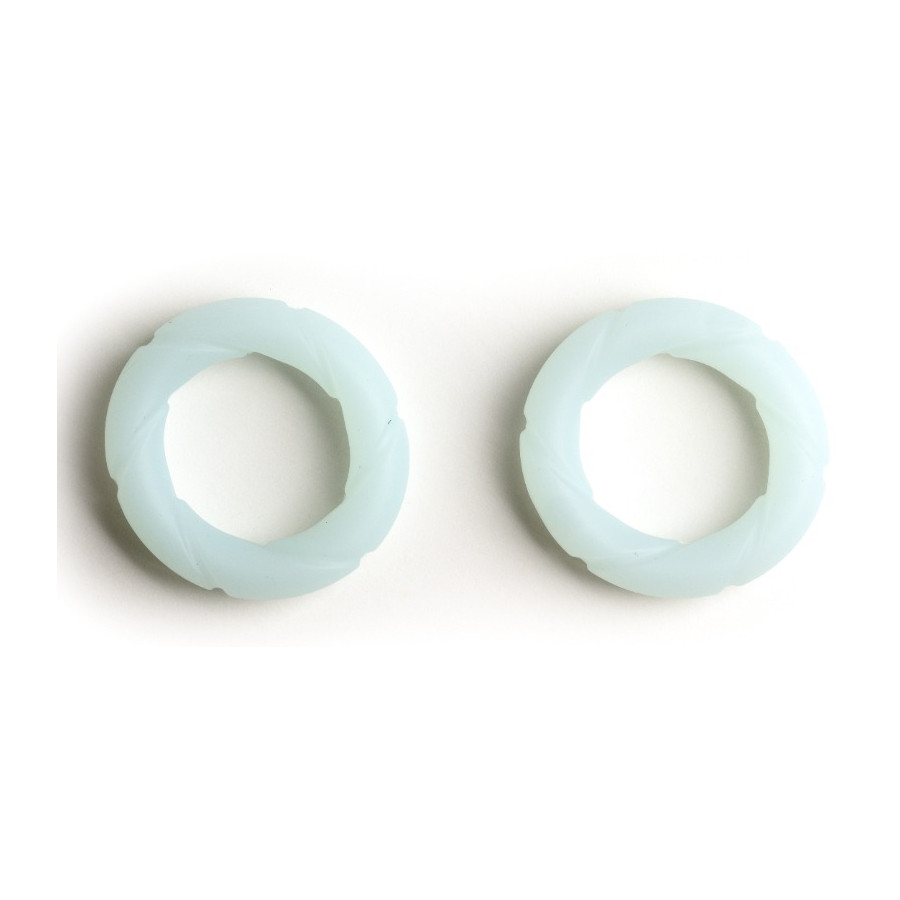 Lot de 2 Cockrings Ready Rings 28 mm Phosphorescents Lot de 2 Cockrings Ready Rings 28 mm Phosphorescents