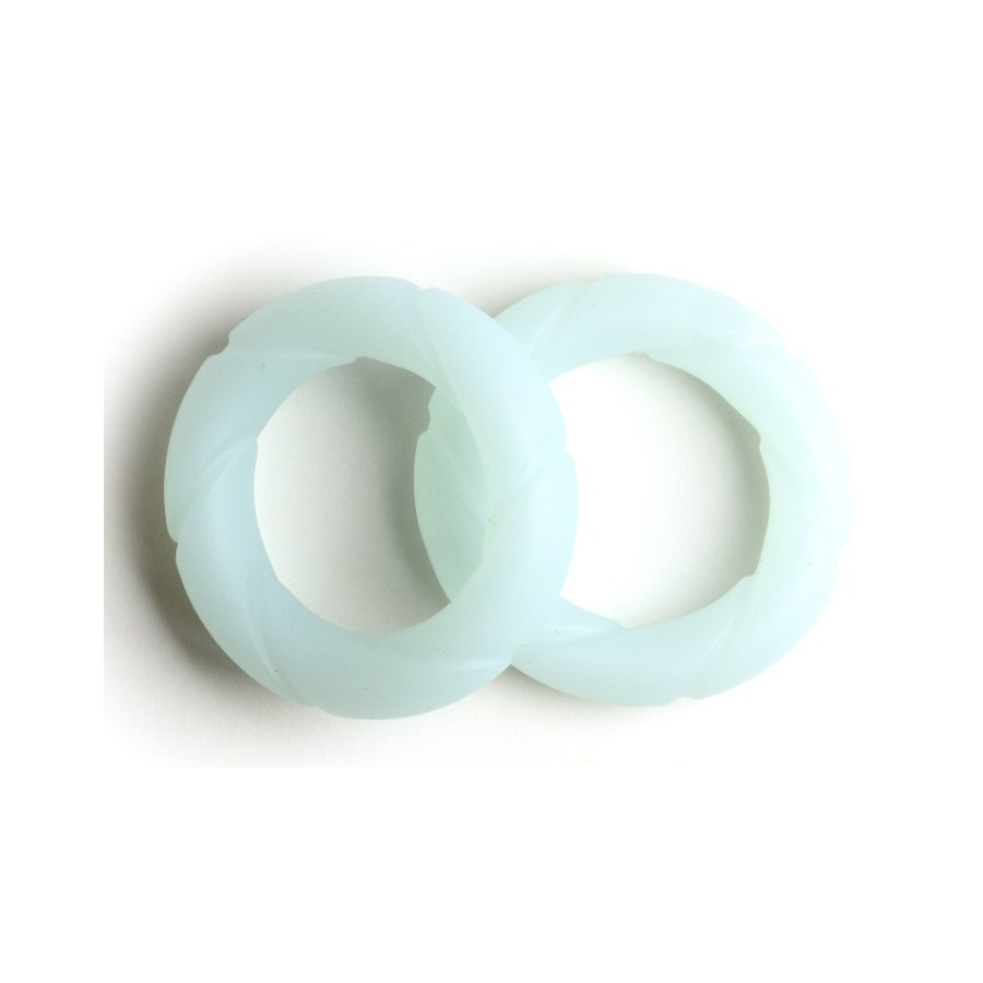 Lot de 2 Cockrings Ready Rings 28 mm Phosphorescents