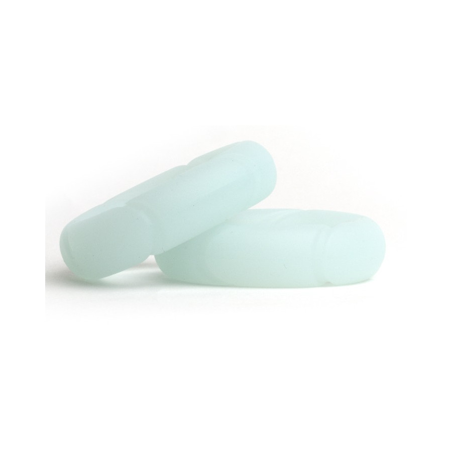 Lot de 2 Cockrings Ready Rings 28 mm Phosphorescents