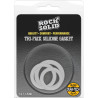 Lot de 3 Cockrings Tri-Pack Gasket Transparents