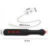 Paddle avec Chaîne et Plug Spank plug 30cm