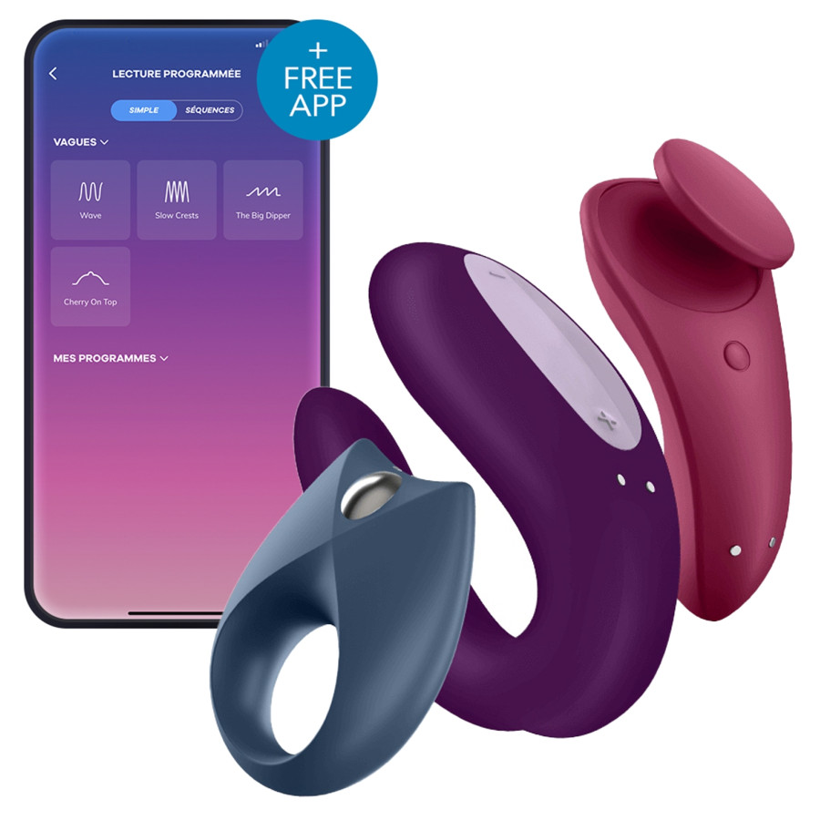Pack Satisfyer Partner Box 3 - Sextoys connectés Pack Satisfyer Partner Box 3 - Sextoys connectés
