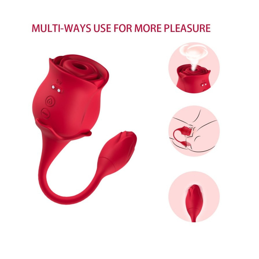 Double Stimulateur Suckclit 6 x 3cm