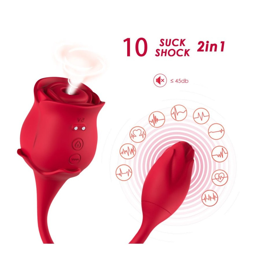 Double Stimulateur Suckclit 6 x 3cm