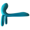 Cockring avec étui vibrant Vibrator Green 10 x 2.8cm