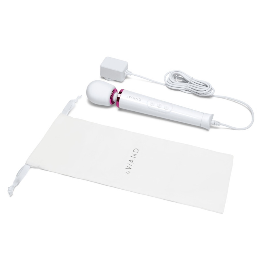 Wand Powerful Petite Plug-In 25cm Tête 47mm Blanc