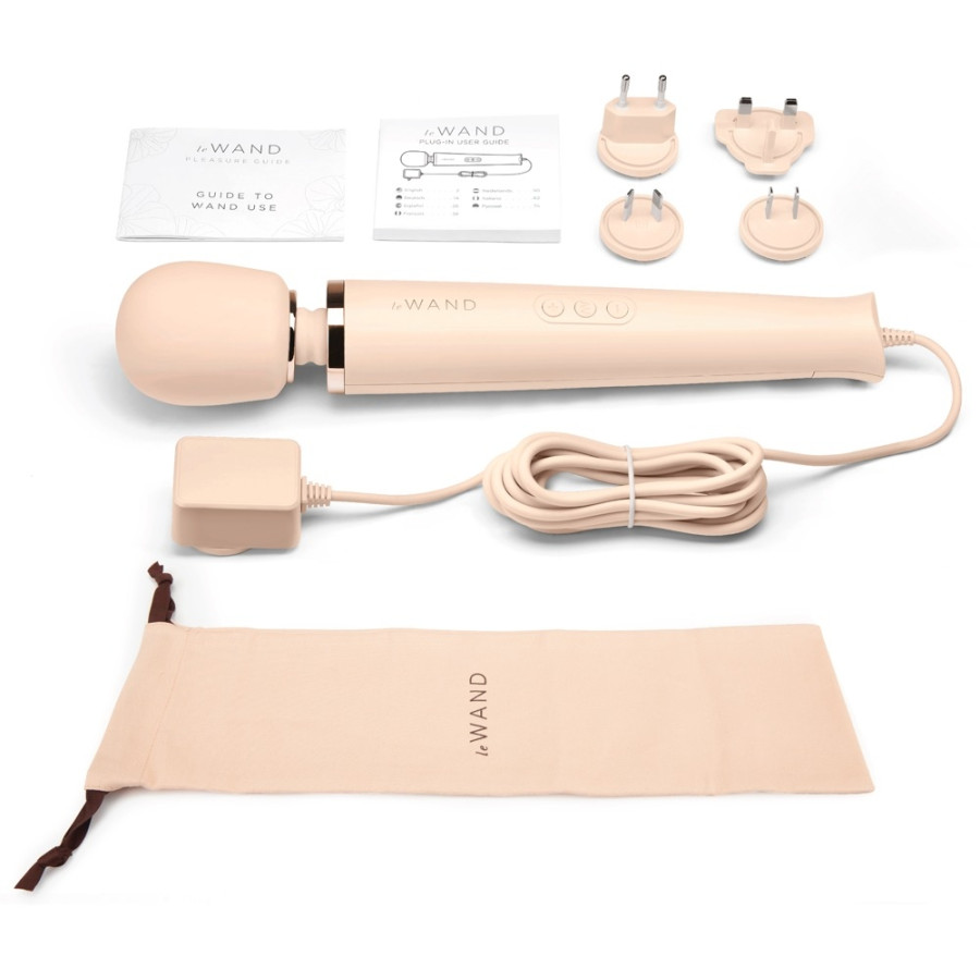 Wand Powerful Plug-In 34cm - Tête 62mm Crème
