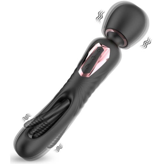 Wand avec Taping Vibratap 11 x 3.2cm Noir