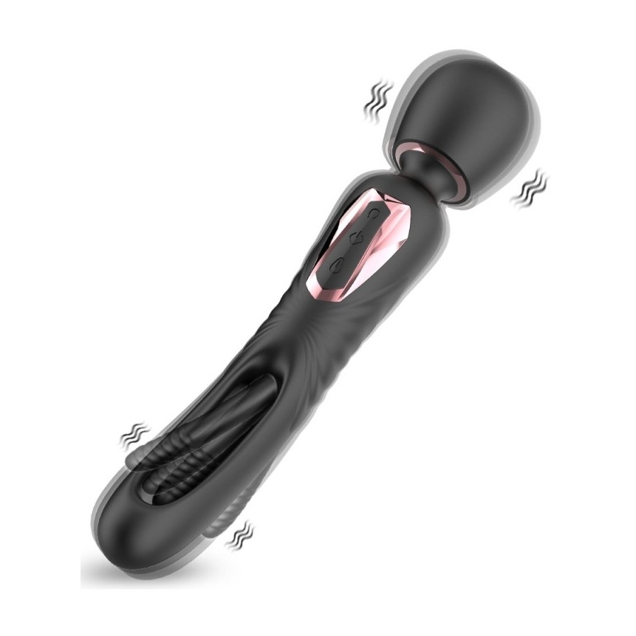Wand avec Taping Vibratap 11 x 3.2cm Noir Wand avec Taping Vibratap 11 x 3.2cm Noir