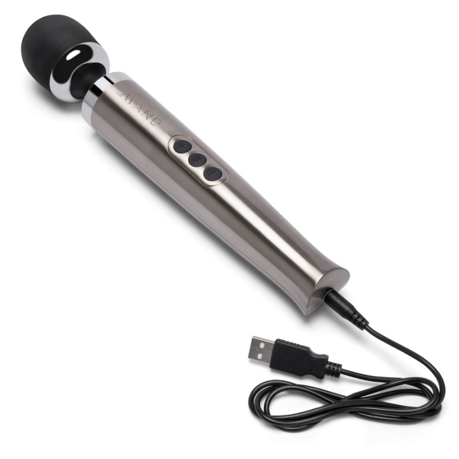 Wand Die Cast Rechargeable 29cm Head 51mm Grey