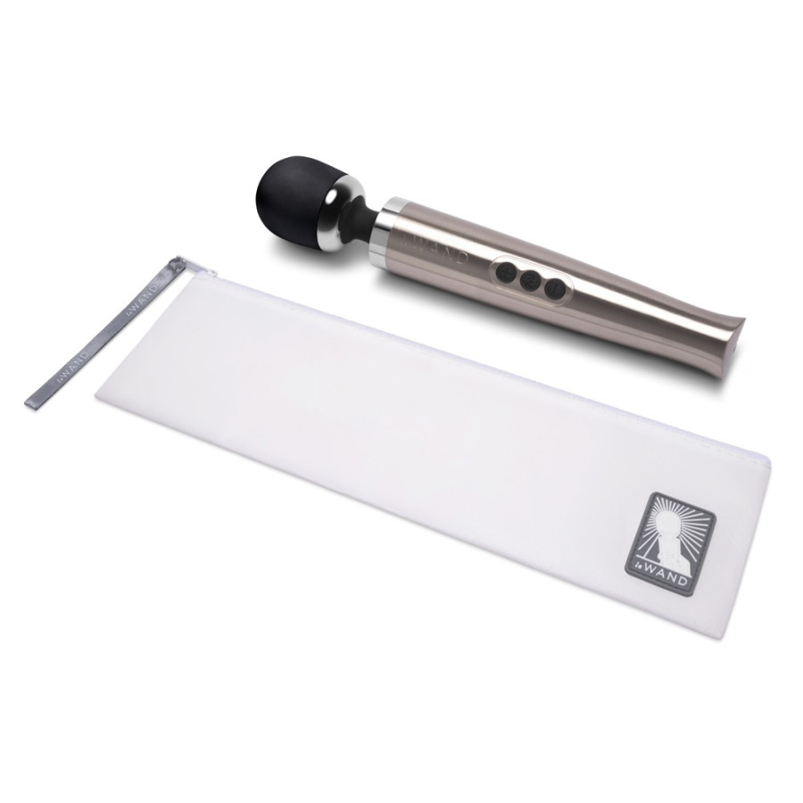 Wand Die Cast Rechargeable 29cm Head 51mm Grey