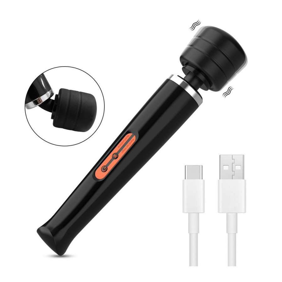 Wand Coolmagic 32cm Head 60mm Black Wand Coolmagic 32cm Head 60mm Black