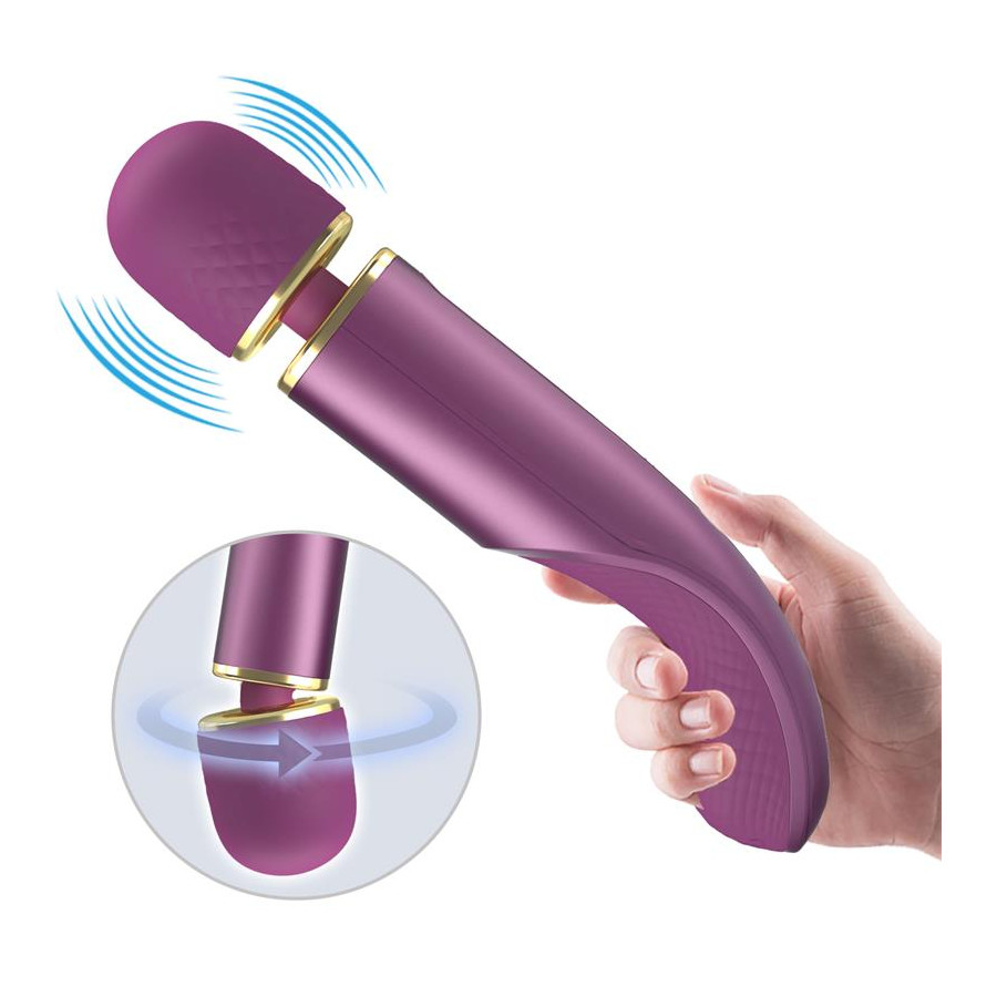 Wand Colorfull 24cm Head 48mm Purple Wand Colorfull 24cm Head 48mm Purple