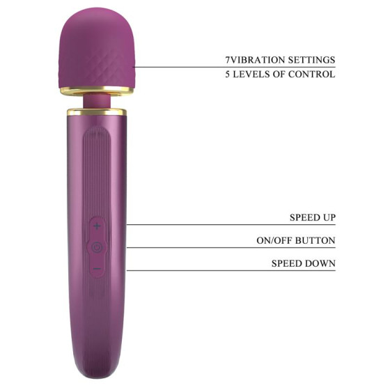 Wand Colorfull 24cm Head 48mm Purple