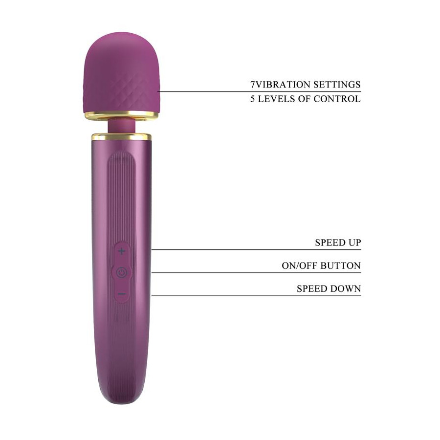 Wand Colorfull 24cm Head 48mm Purple
