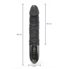 Anal Power vibrating dildo 14 x 3.9cm