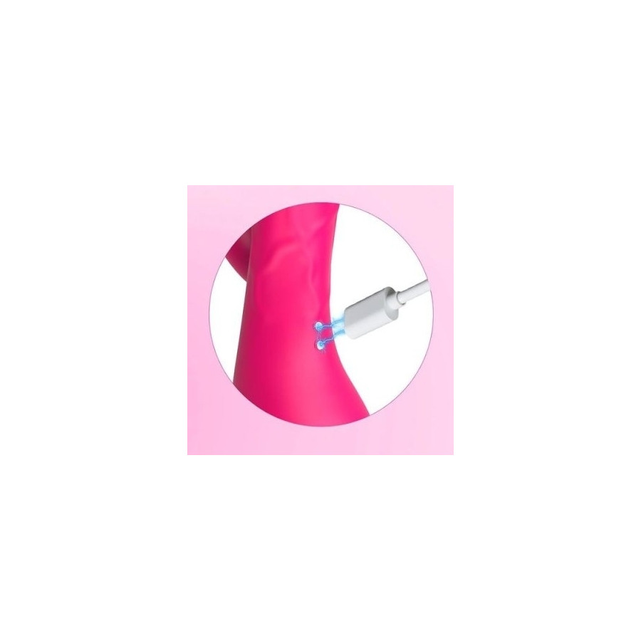 Vibro Rabbit Spotbit 14 x 3.7cm Rose