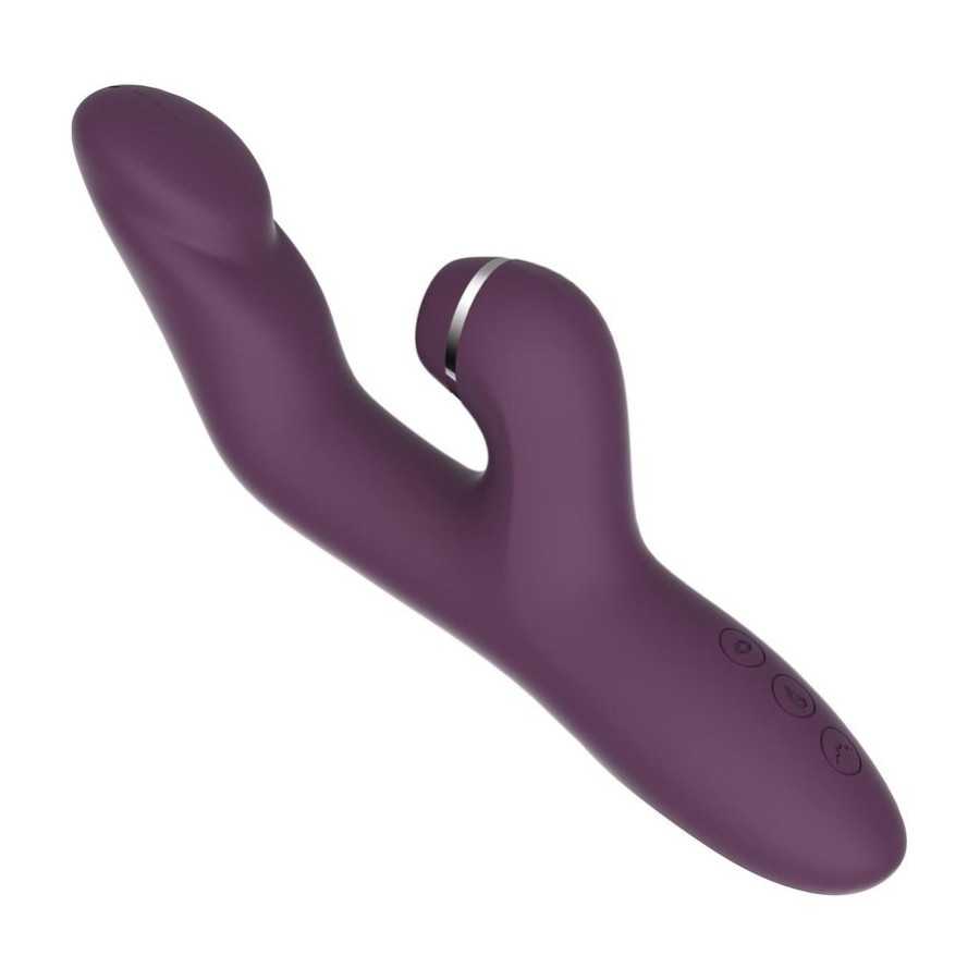 Vibro Rabbit Claret 13 x 3.3cm Violet Vibro Rabbit Claret 13 x 3.3cm Violet