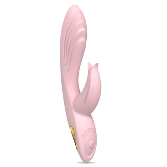 Vibro Rabbit Twist Vibe 12 x 3.4cm Rose