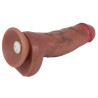 Gode Vibrant Skinnier Mario 14 x 4.6cm Marron