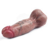Gode Vibrant Skinnier Mario 14 x 4.6cm Marron