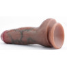 Gode Vibrant Skinnier Mario 14 x 4.6cm Marron