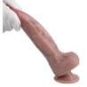 Gode Vibrant Skinnier Mario 14 x 4.6cm Marron