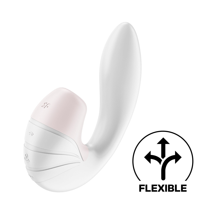 Stimulateur de clitoris Supernova Satisfyer Blanc
