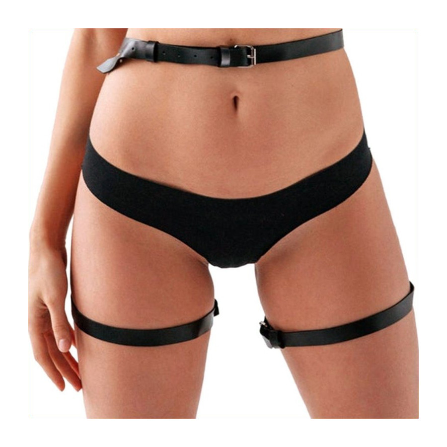 Harnais Cuisses Fesses BUTTERFLY Noir