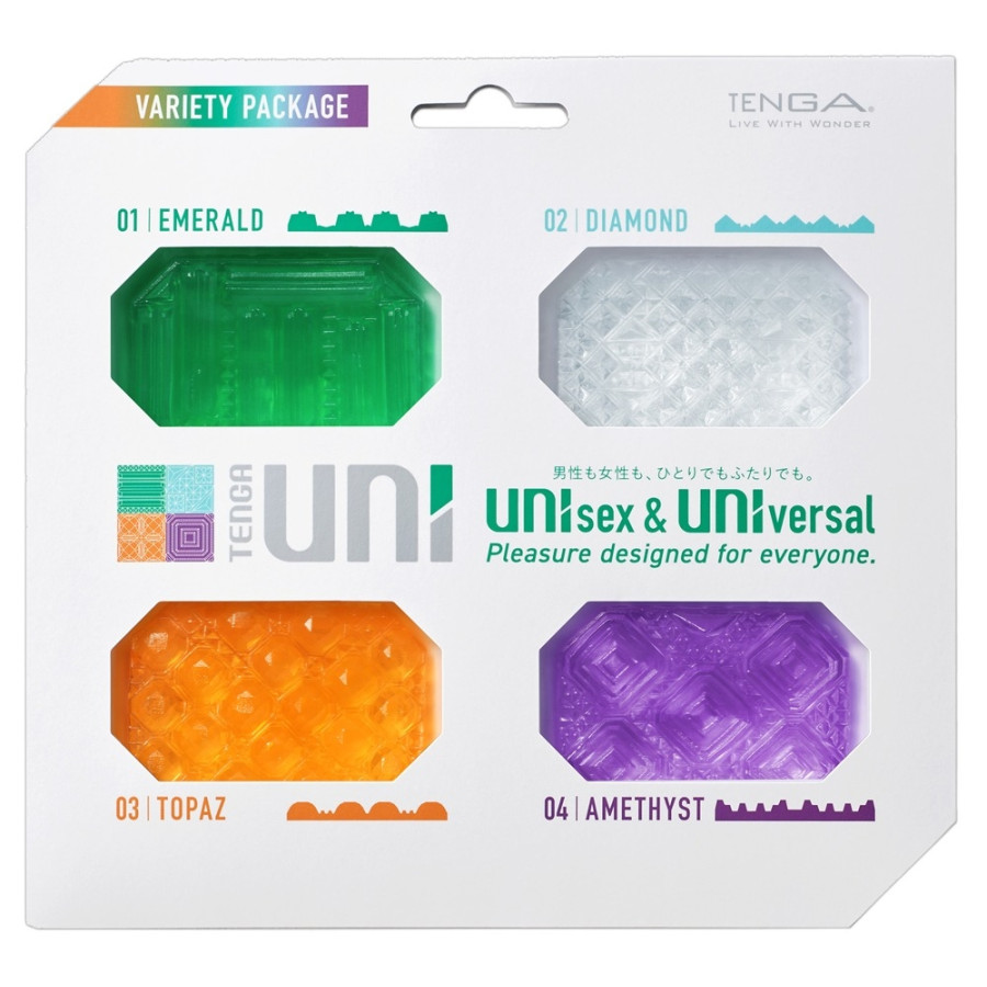 Pack de 4 Gaines de masturbation Uni Tenga Pack de 4 Gaines de masturbation Uni Tenga