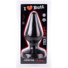 Plug Classic XXL I Love Butt 20 x 9 cm Noir