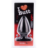 Plug Fat L I Love Butt 15.5 x 9 cm Noir