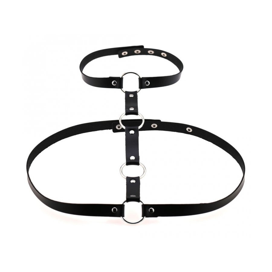 Collier + Ceinture Waist Neck Noir