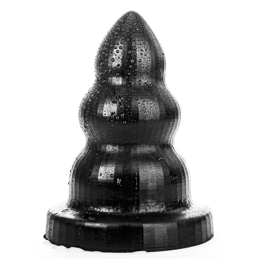 Plug AB95 Triple Pleasure S All Black 17 x 10.5cm