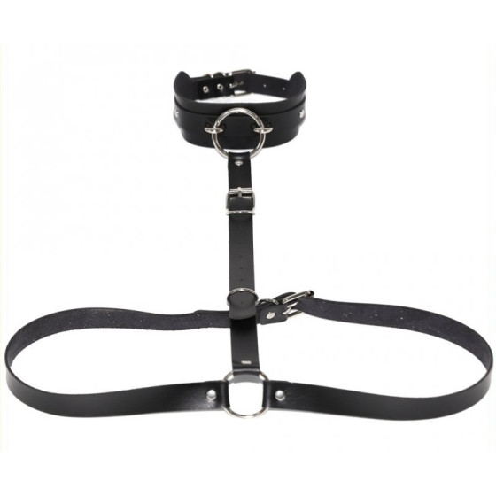 Collier + Ceinture Belt Strict Noir