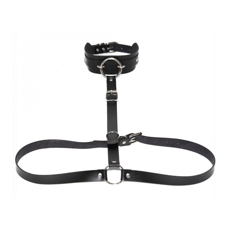 Collier + Ceinture Belt Strict Noir