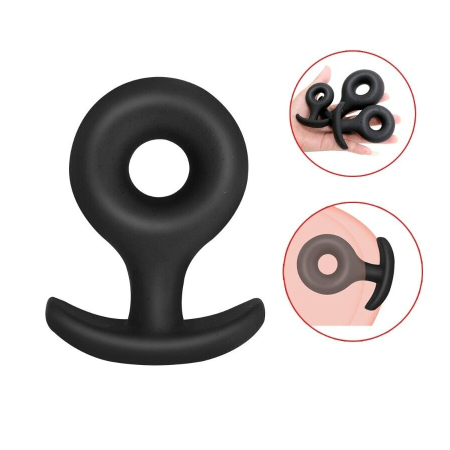 Plug Cercle Hollow Round L 8.5 x 6cm