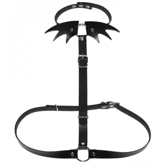 Collier Sm + ceinture Belt Wing Noir