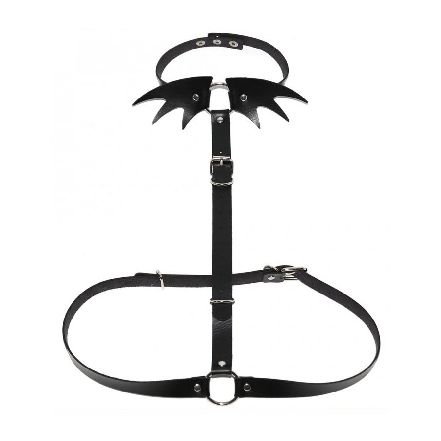 Collier Sm + ceinture Belt Wing Noir