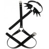 Collier Sm + ceinture Belt Wing Noir