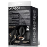 Plug vibrant et rotatif Drago 8 x 3.4cm
