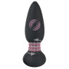 Plug vibrant Rimmer Velvet 11 x 4.2 cm Noir