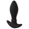 Vibrating Plug Moving Rings Anos 14 x 4.8 cm Black