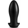 Plug Silicone Saurus Egg XL 16.5 x 7.3cm Noir