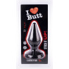 Plug Classic L I Love Butt 15 x 6.8 cm Noir